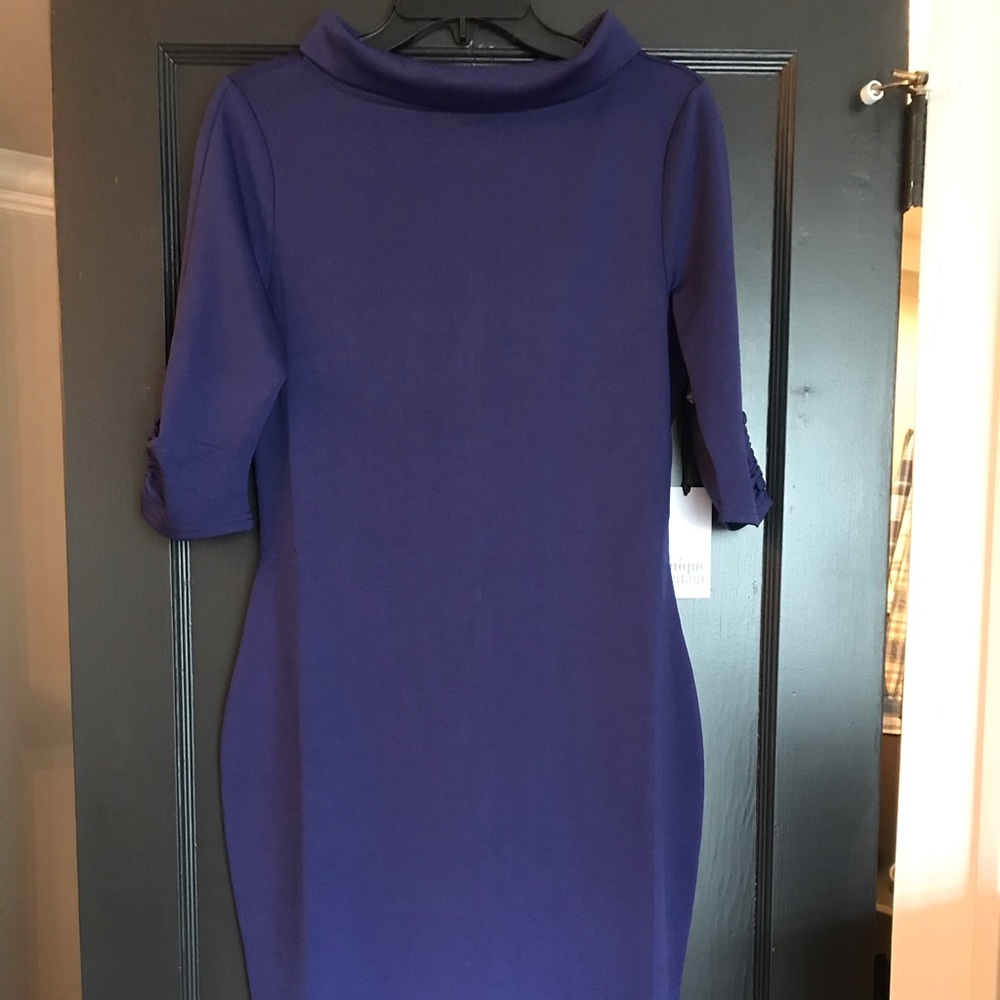NWT Unique Vintage navy dress